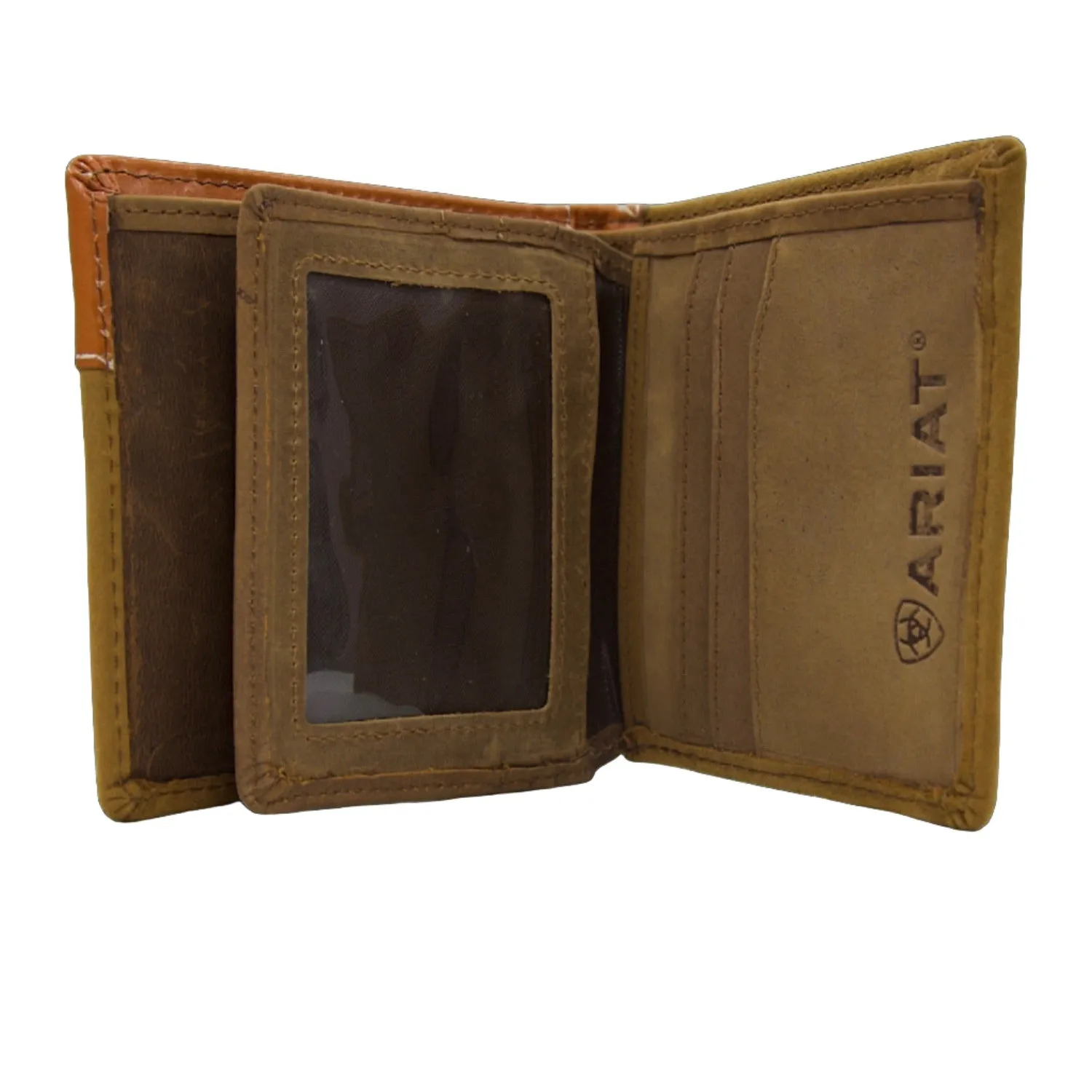 Ariat Bi Fold Wallet Brown WLT2108A
