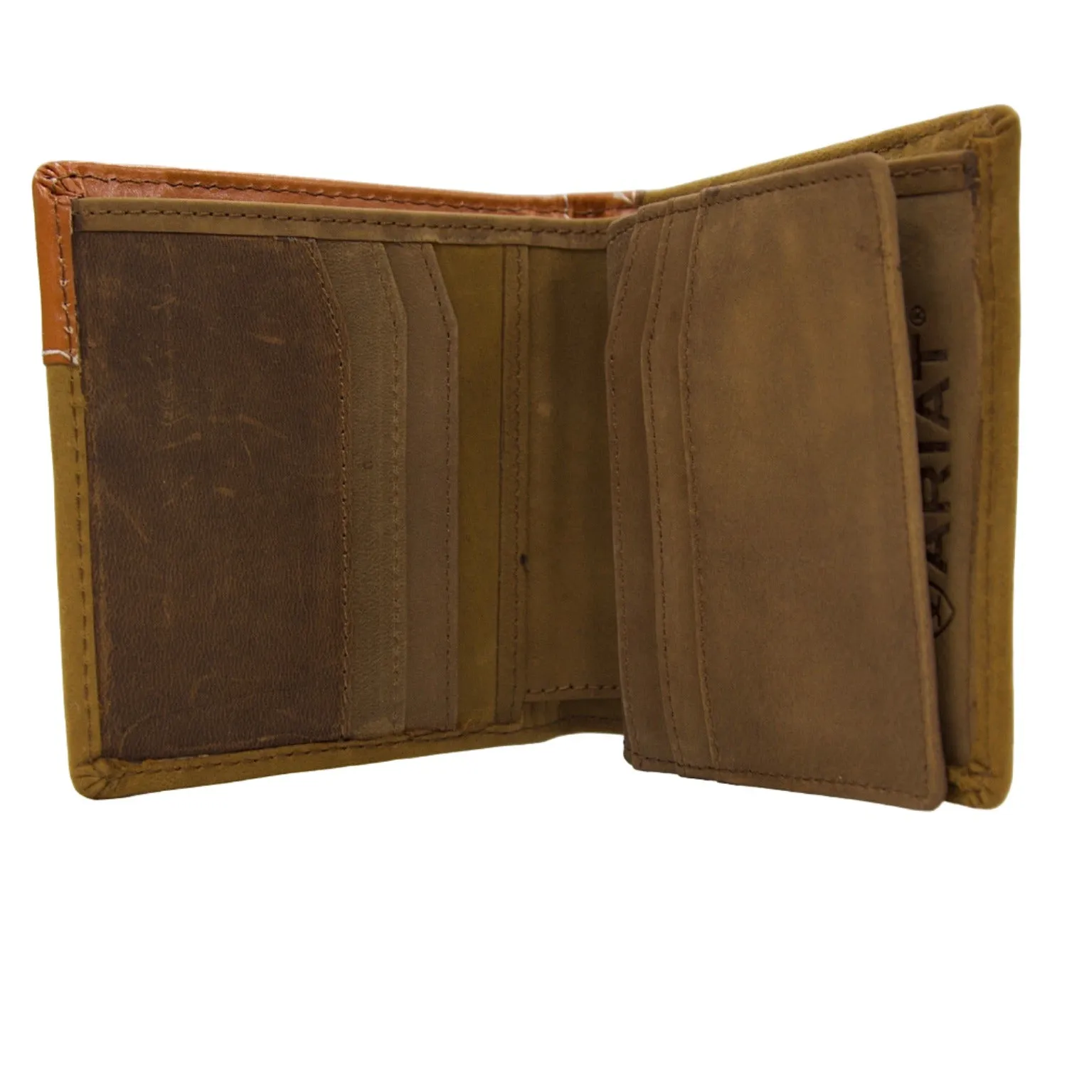 Ariat Bi Fold Wallet Brown WLT2108A