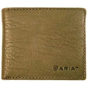 ARIAT Bi Fold Wallet Dark Brown WLT2107A