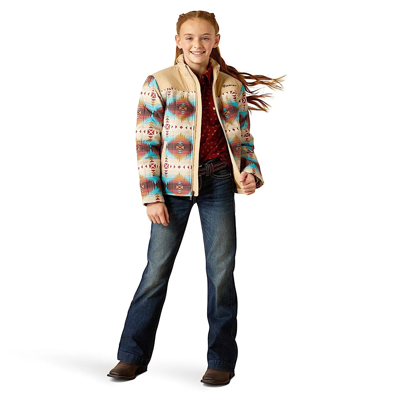 Ariat Girl's Crius Jacket - Serrano Print