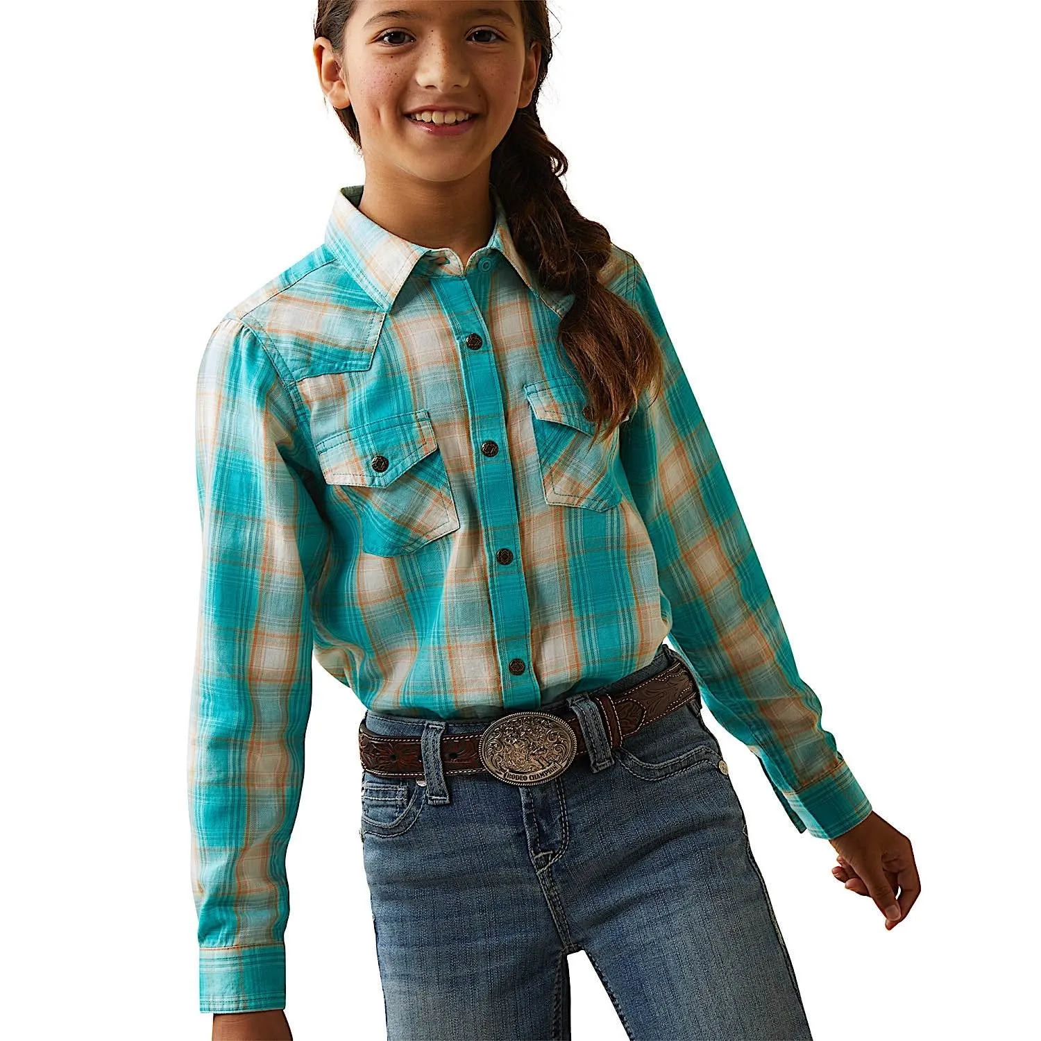 Ariat Kid's Ojai Western Shirt - Ojai Plaid