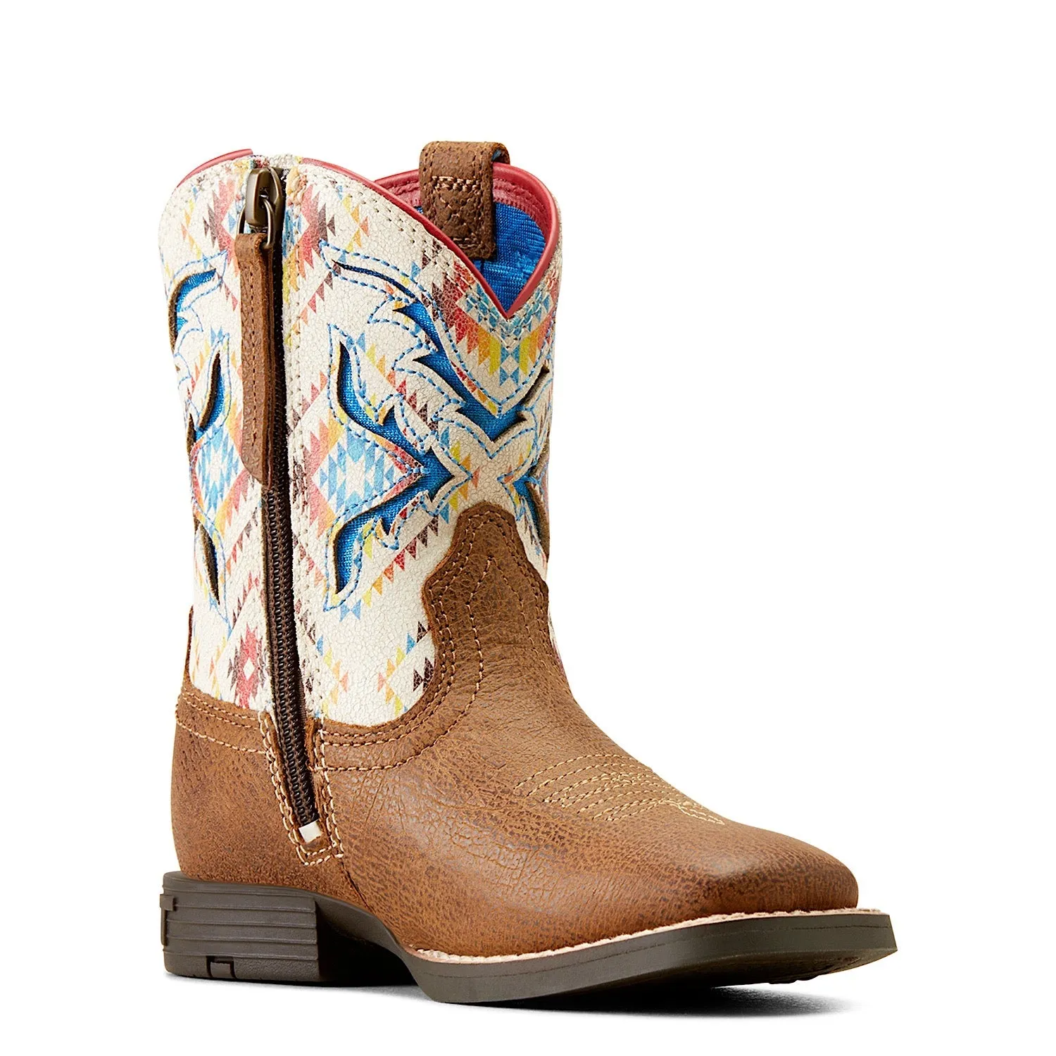 Ariat Kids San Angelo VentTEK Boot Toasty Tan/Bright Saddle Blanket