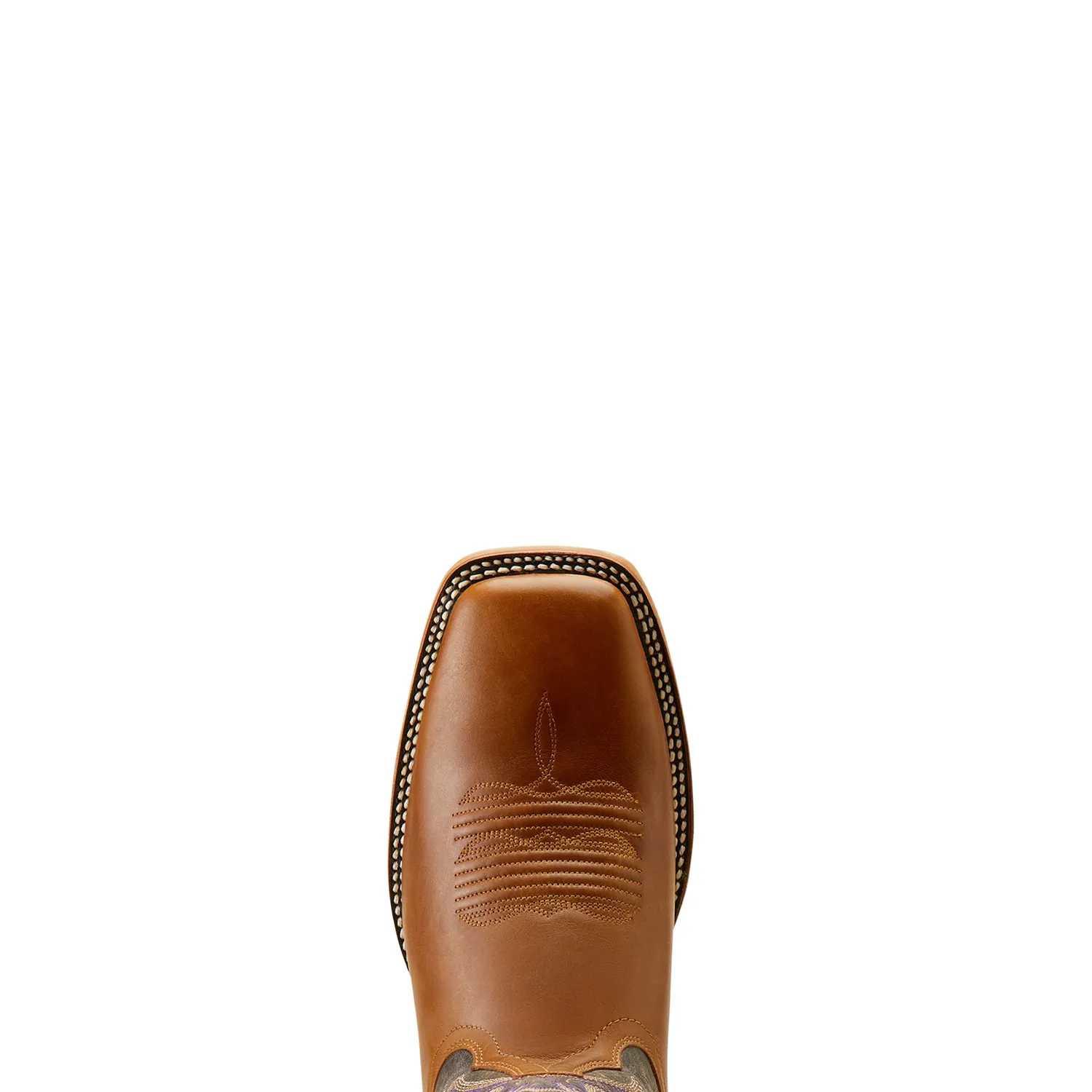 Ariat Men's Cattle Call Rodeo Boot - Tan/Smokey Purple