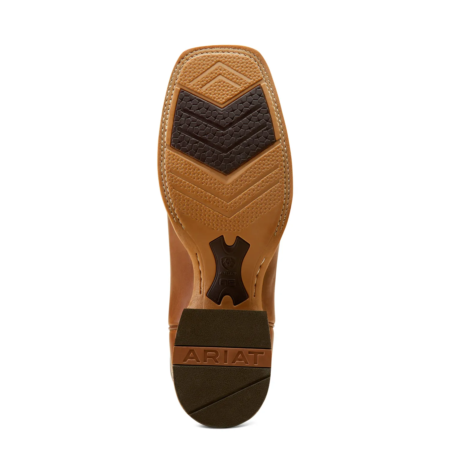 Ariat Men's Cattle Call Rodeo Boot - Tan/Smokey Purple