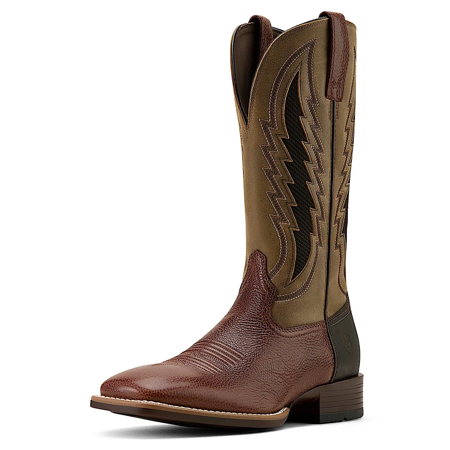 Ariat Men's Dakota Venttek Western Cowboy Boot - Beasty Brown/Brown Bomber