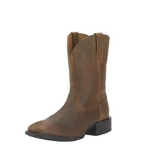 Ariat Men's Heritage Roper Wide Square Toe - Powder Brown