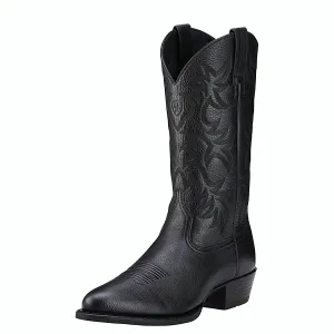 Ariat Men's Heritage Western R-Toe - Black