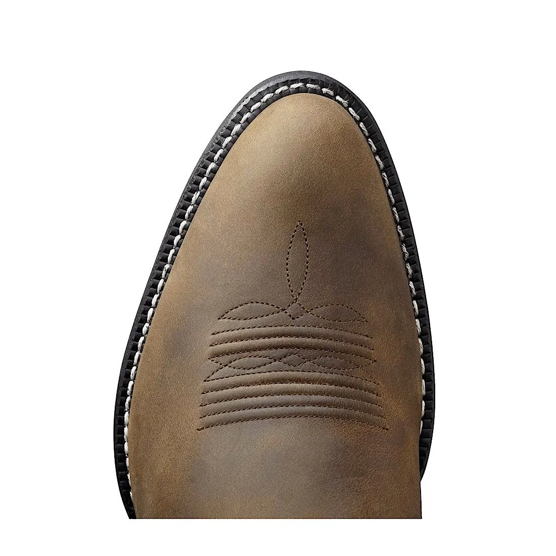 Ariat Men's Heritage Western R-Toe - Distressed Brown