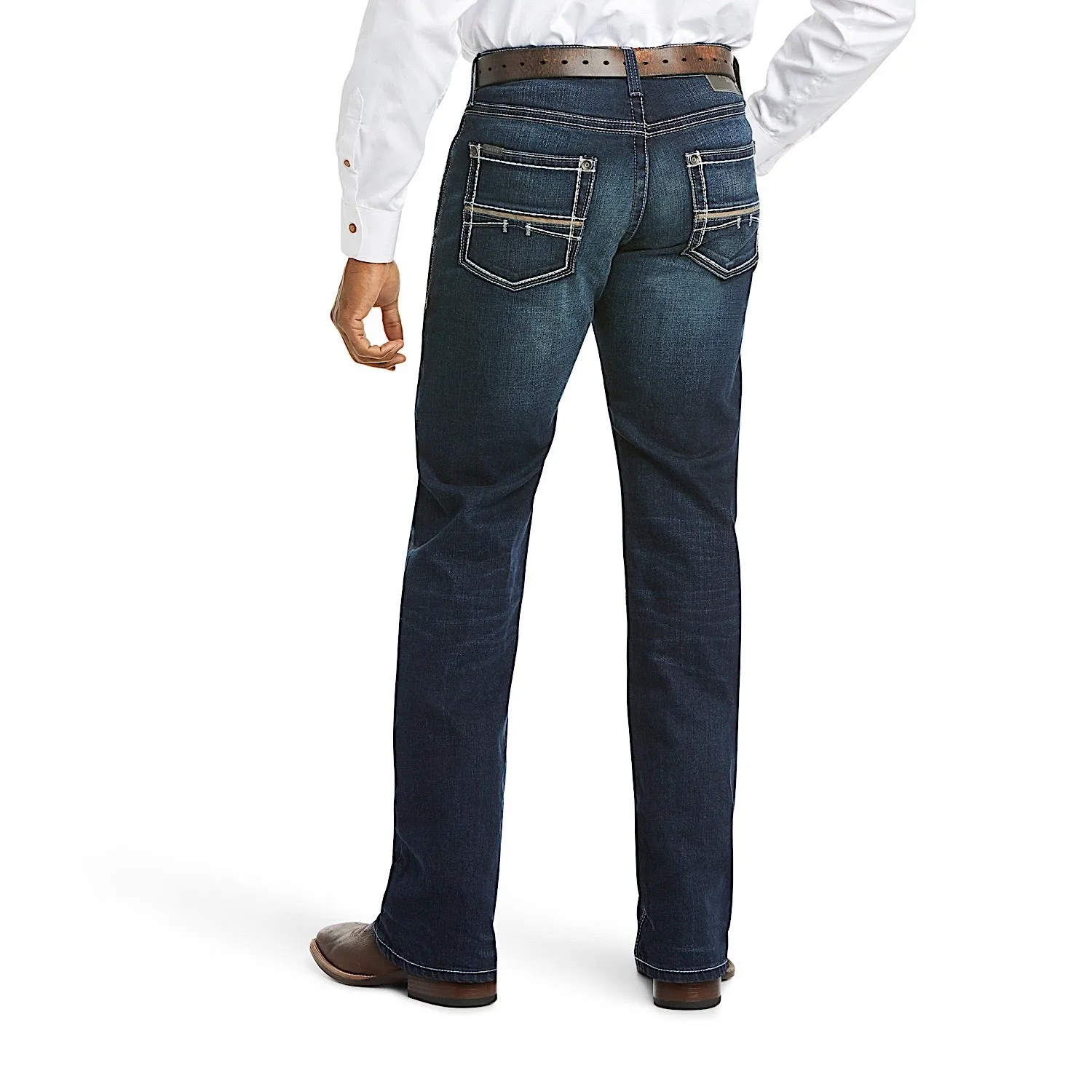 Ariat Men's M5 Slim Stretch Coltrane Stackable Straight Leg Jean - Nightingale