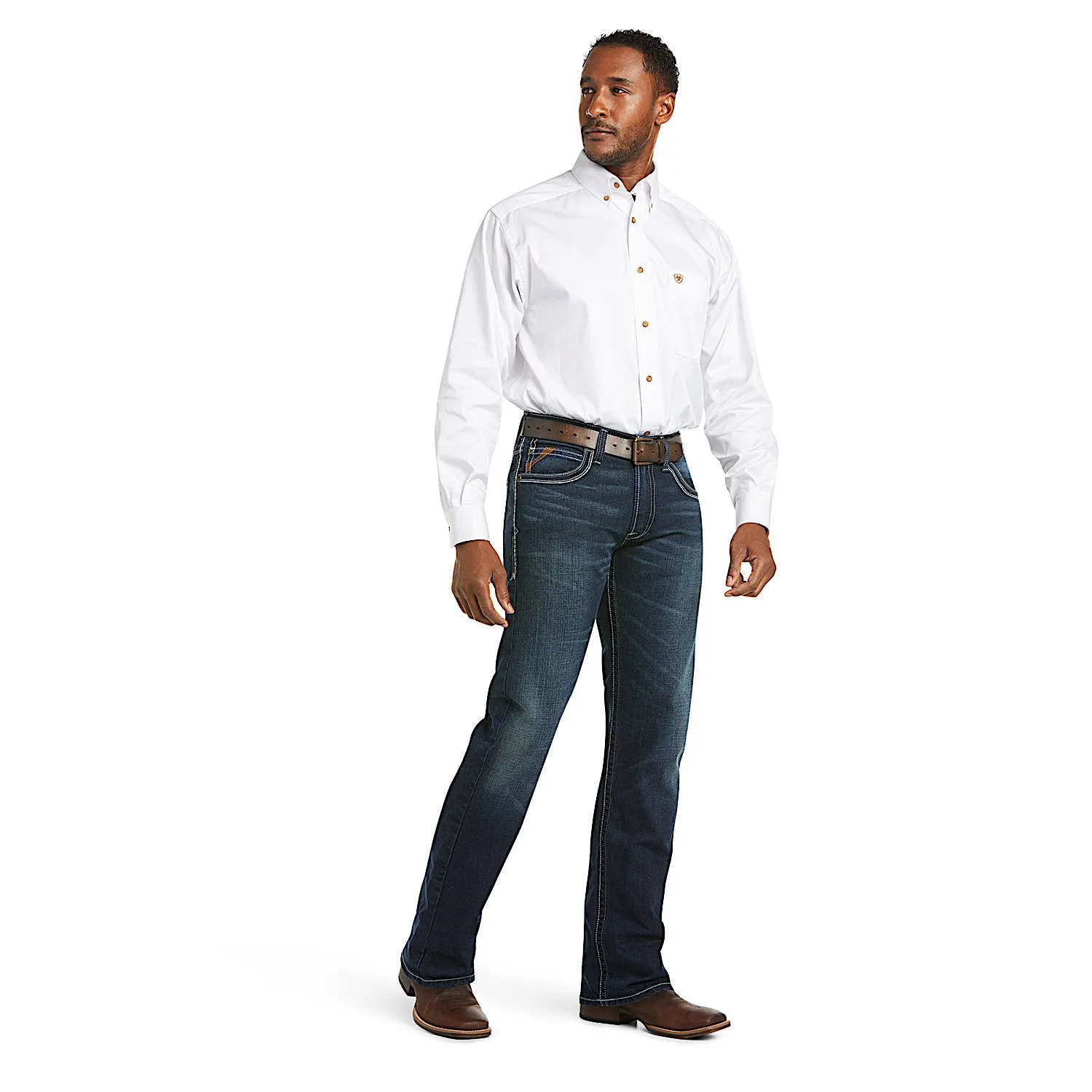 Ariat Men's M5 Slim Stretch Coltrane Stackable Straight Leg Jean - Nightingale