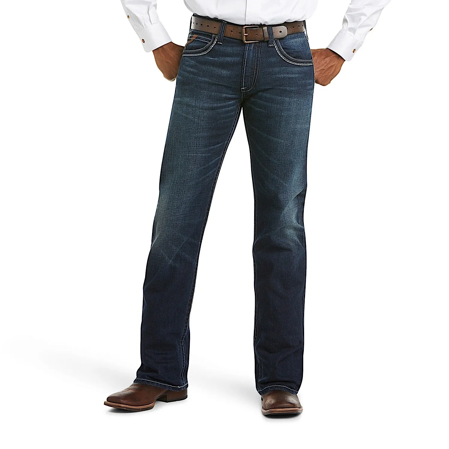 Ariat Men's M5 Slim Stretch Coltrane Stackable Straight Leg Jean - Nightingale