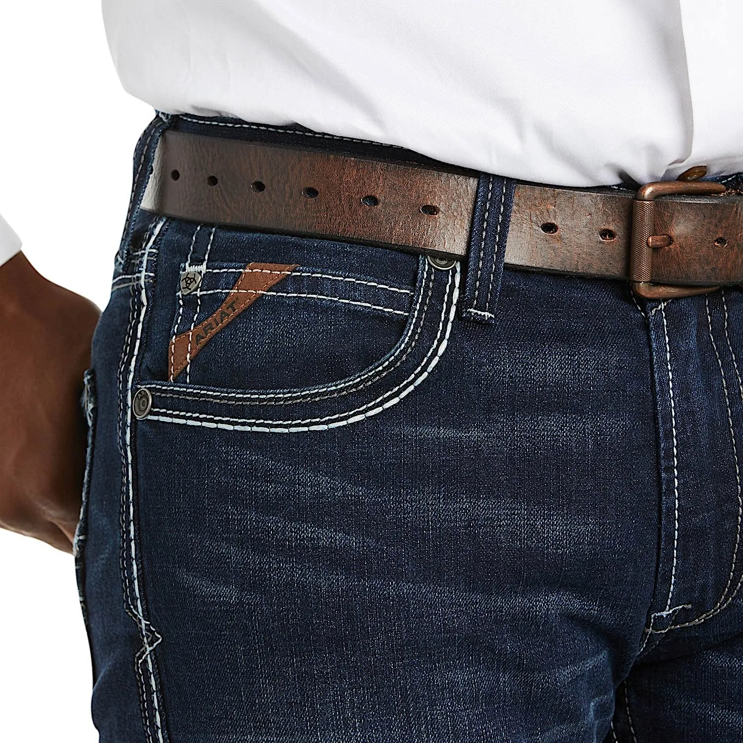 Ariat Men's M5 Slim Stretch Coltrane Stackable Straight Leg Jean - Nightingale