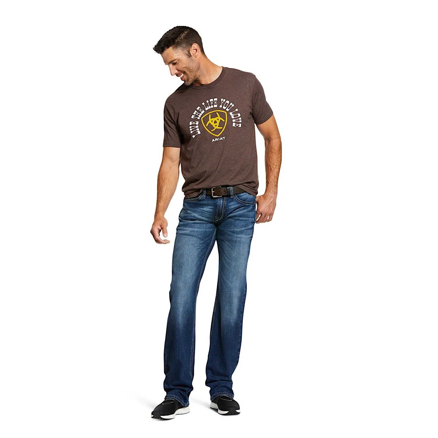 Ariat Men's M7 Rocker Stretch Nassau Stackable Slim Straight Leg Jean - Summit