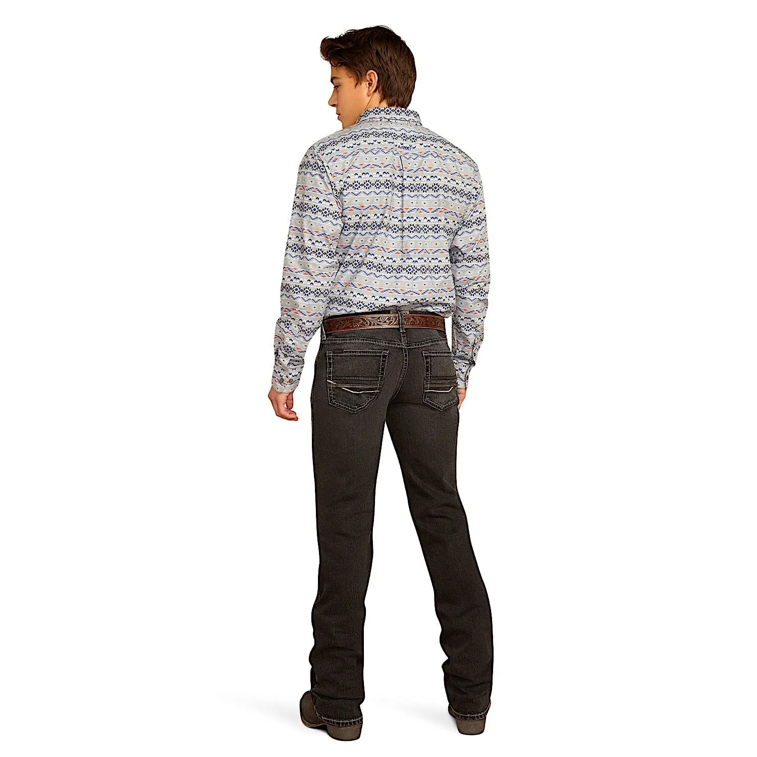 Ariat Men's M7 Slim Straight Leg Jean - Onyx Ebony Black