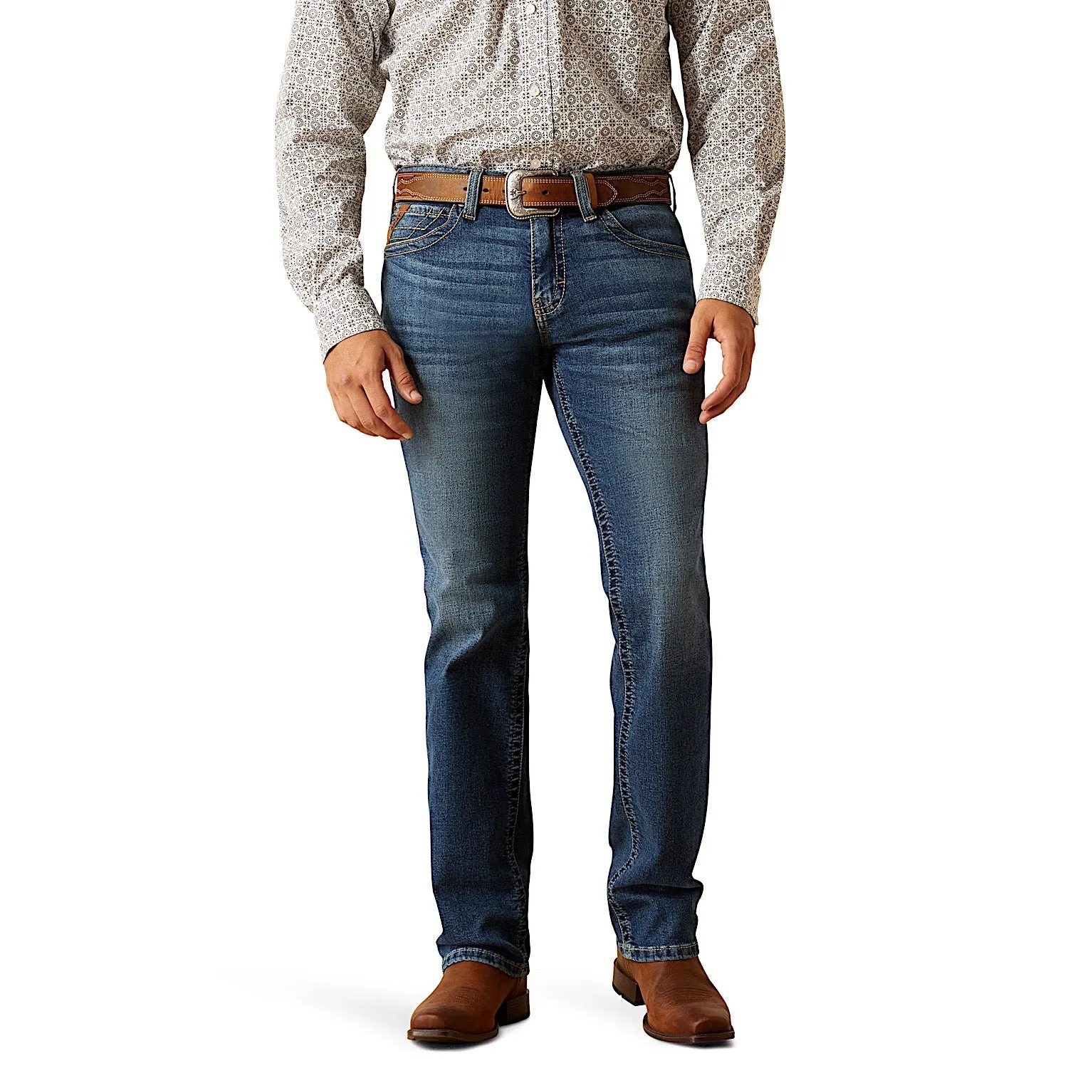 Ariat Men's M8 Modern Slim Leg Fordham Jeans - Bannack