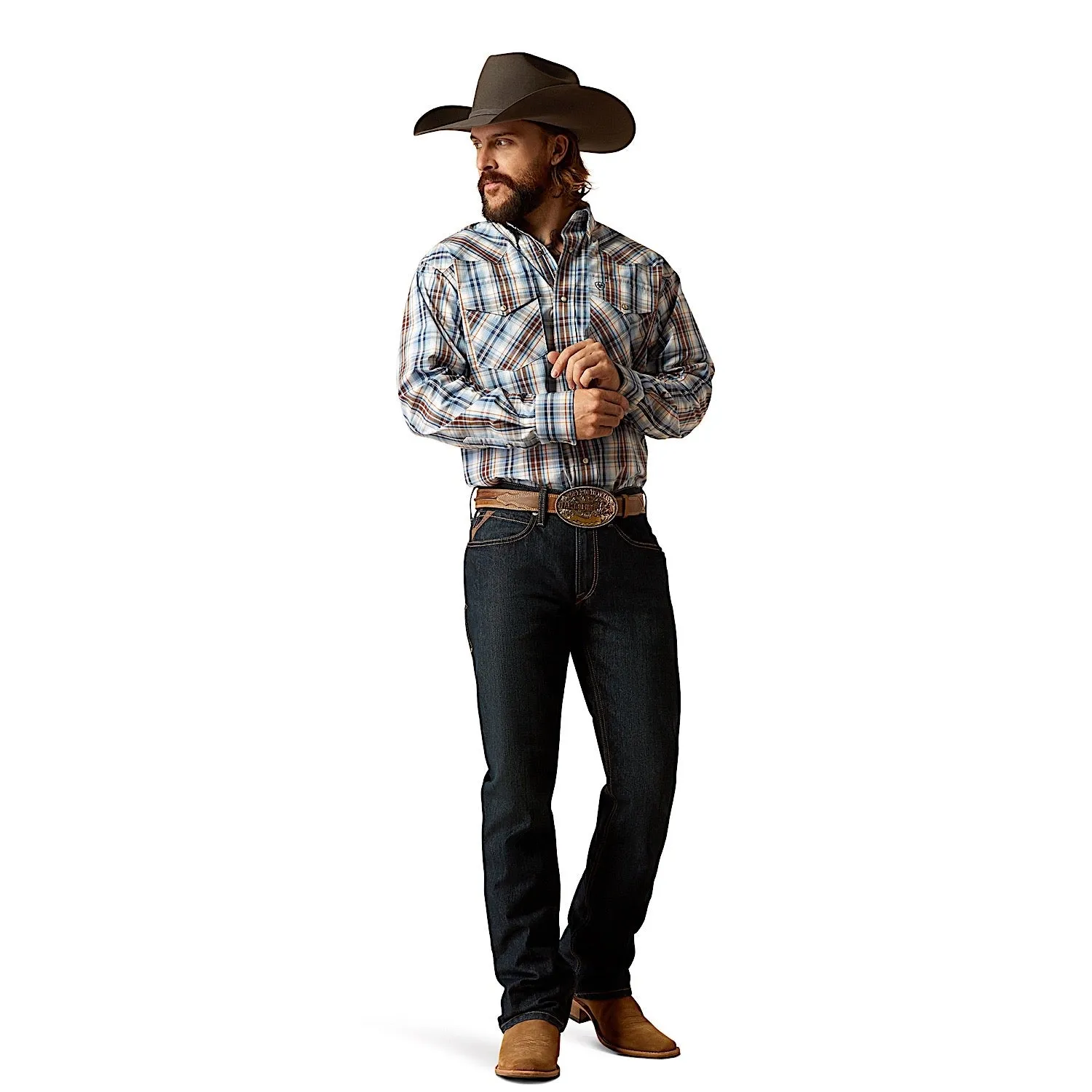Ariat Men's Pro Series Ryland Snap Shirt - Blue