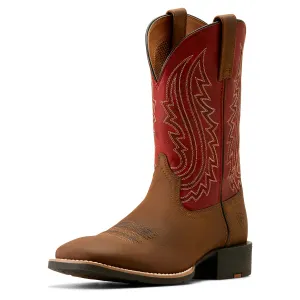 Ariat Men's Sport Big Country Boot Willow Branch/Bright Red