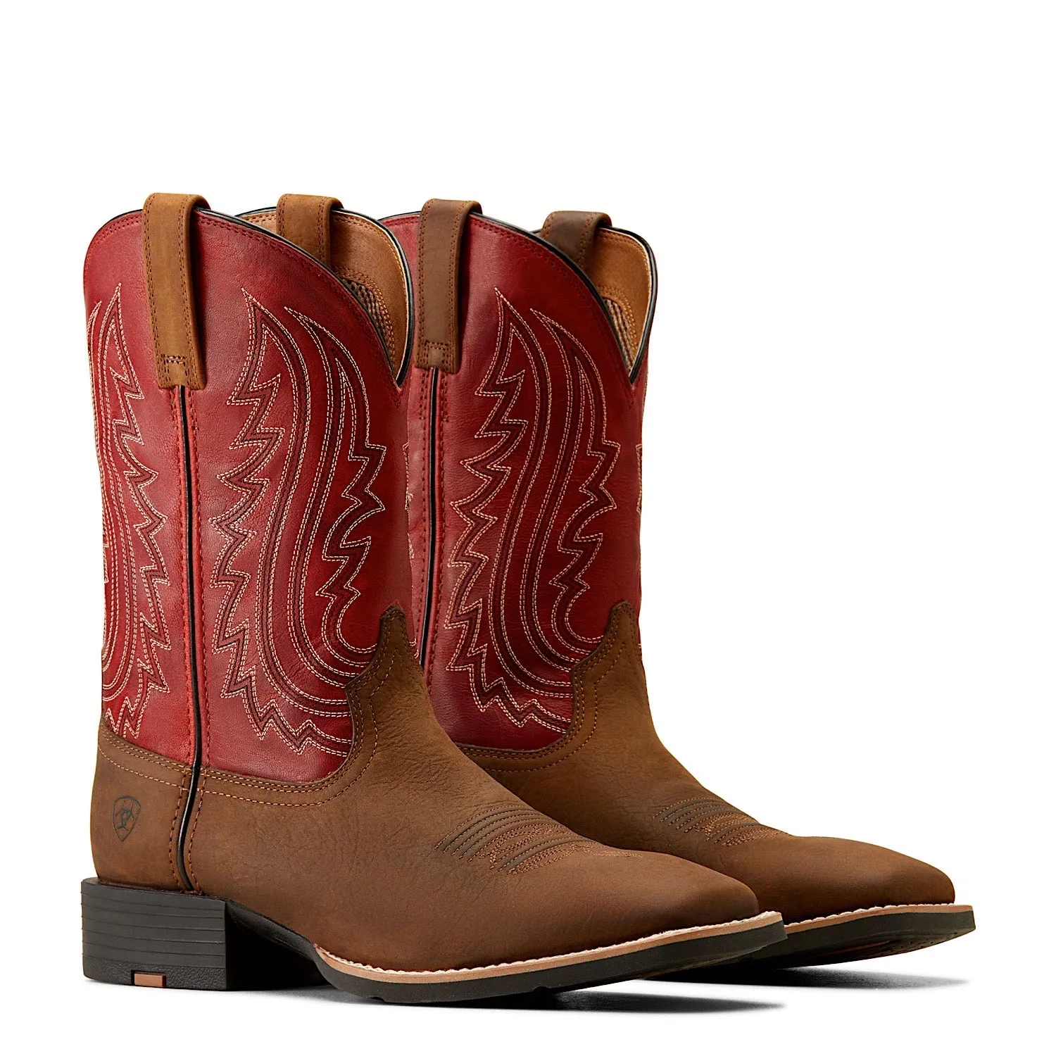 Ariat Men's Sport Big Country Boot Willow Branch/Bright Red