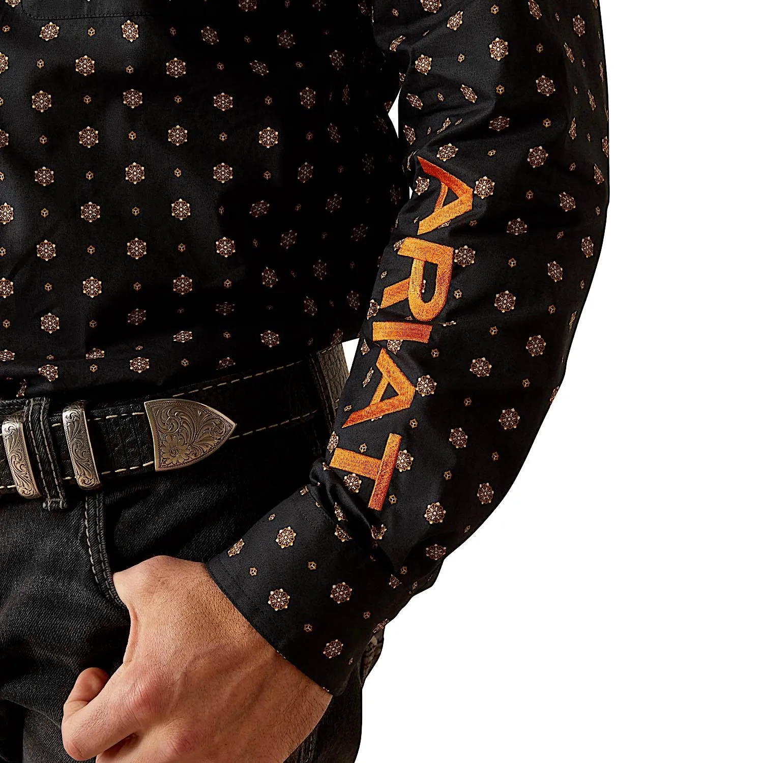 Ariat Men's Team Kelvin Shirt - Black/Dark Grey
