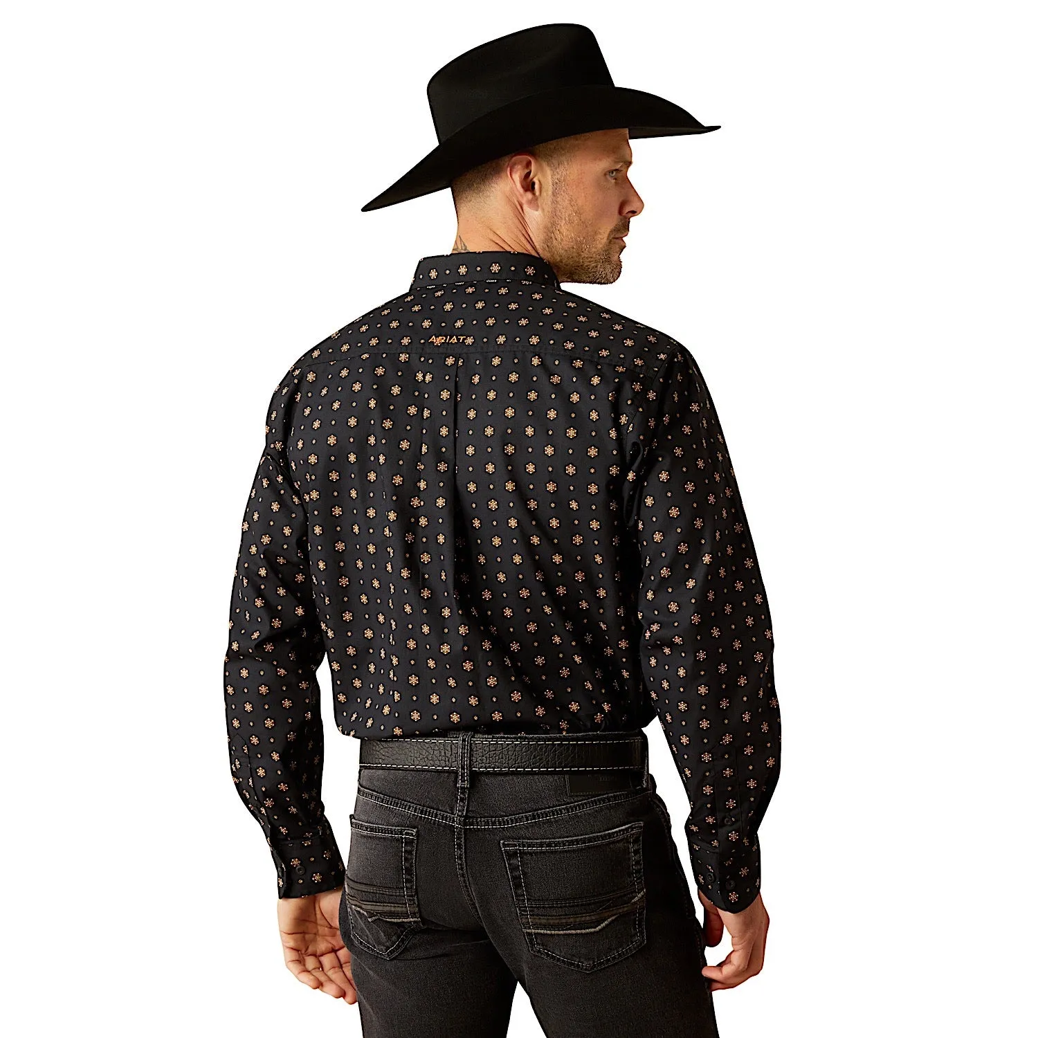 Ariat Men's Team Kelvin Shirt - Black/Dark Grey