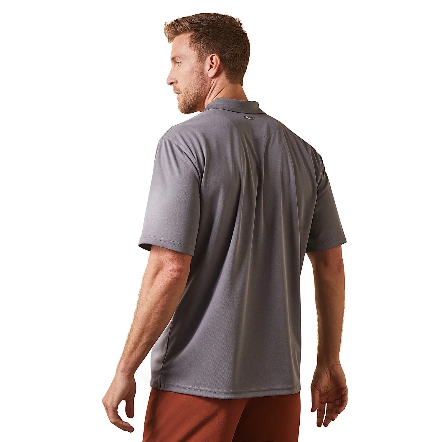 Ariat Mens TEK S/S Polo Cloud Cover
