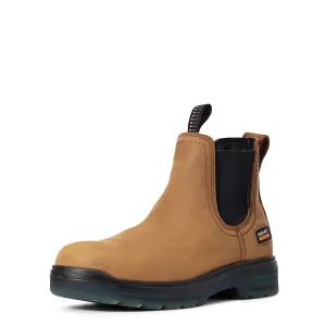 Ariat Men's Turbo Chelsea Waterproof Work Boot Aged Bark