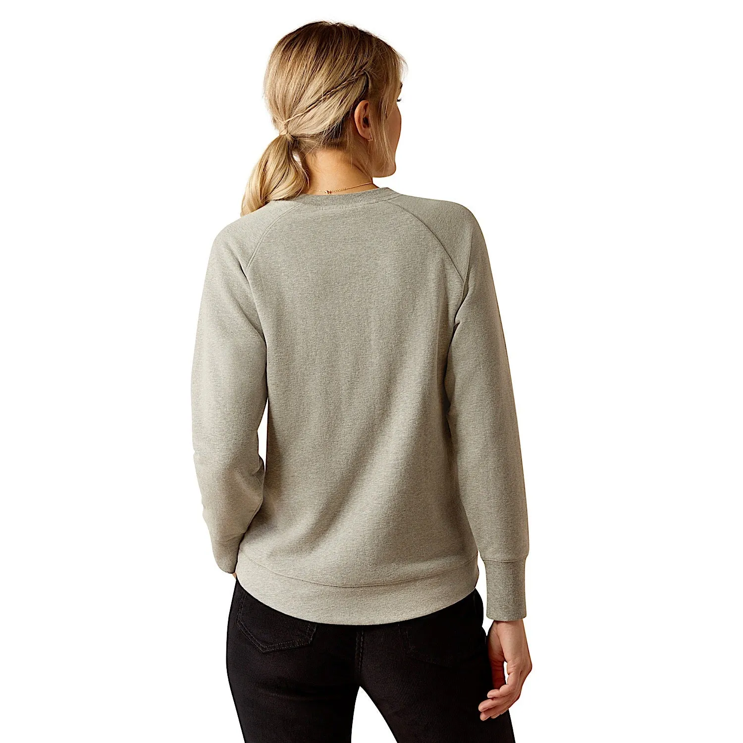 Ariat Women's Benicia Sweatshirt - Heather Grey