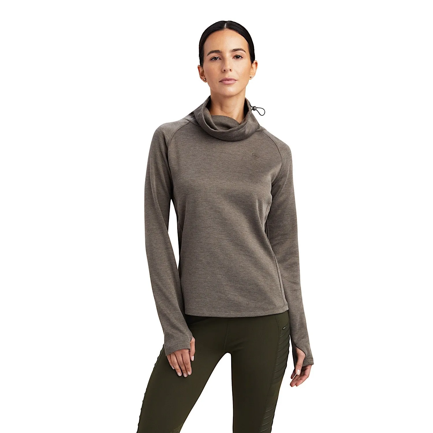 Ariat Womens Canny L/S Top Banyan Bark