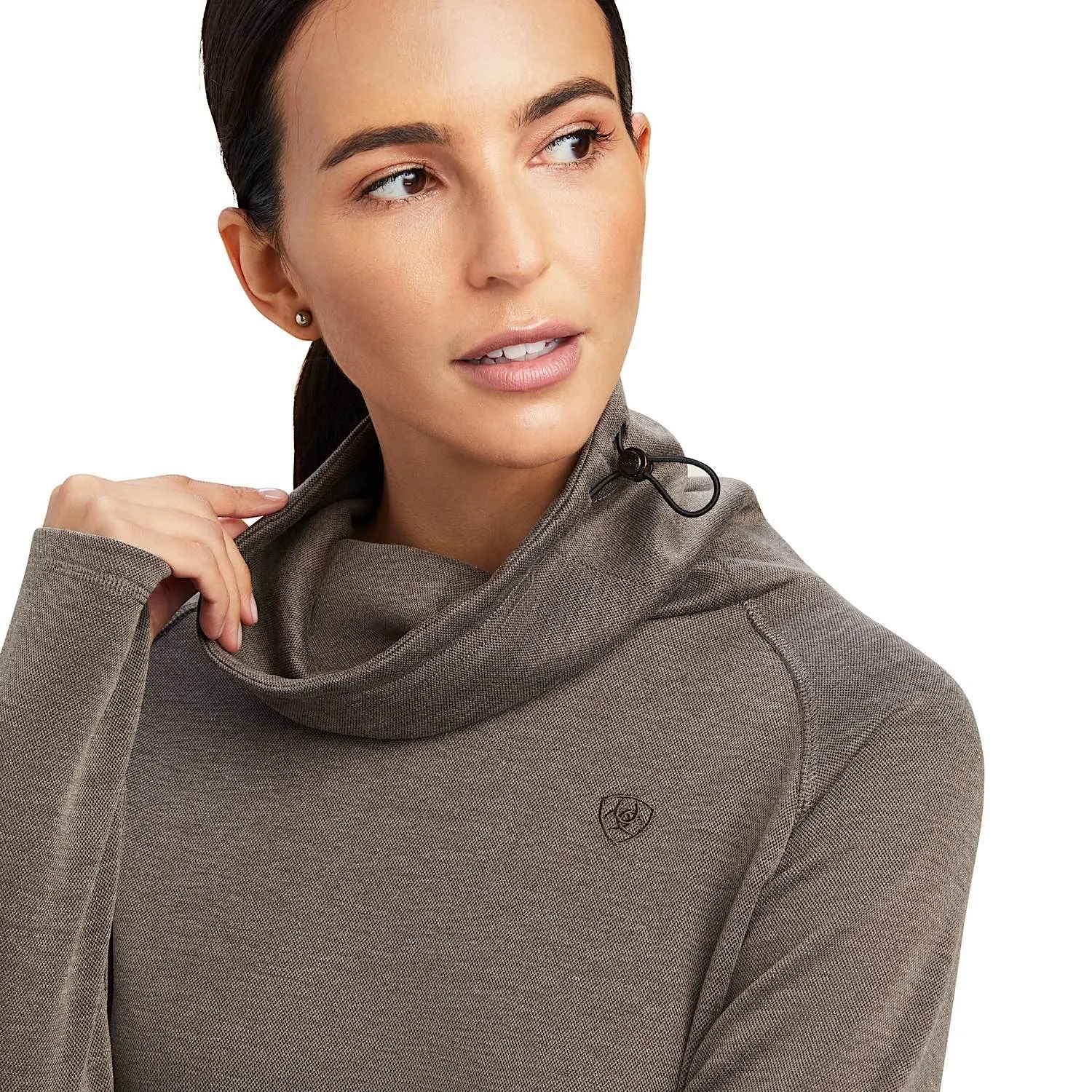 Ariat Womens Canny L/S Top Banyan Bark