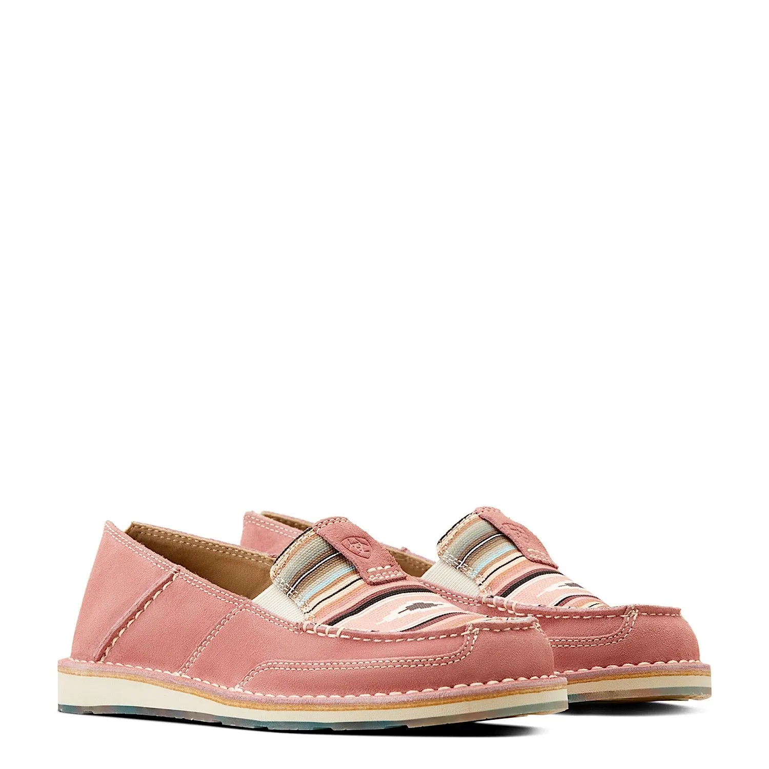Ariat Women's Cruiser Azalea Suede/Baby Pink Serape
