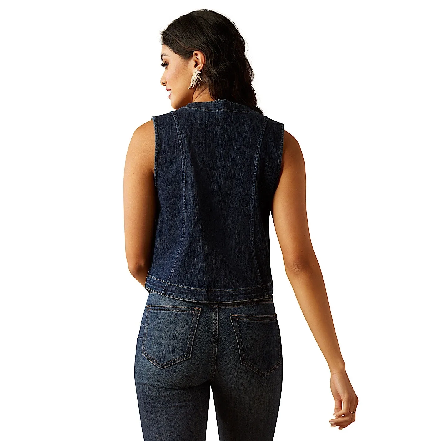 Ariat Women's Denim Tailored Vest - Midnight