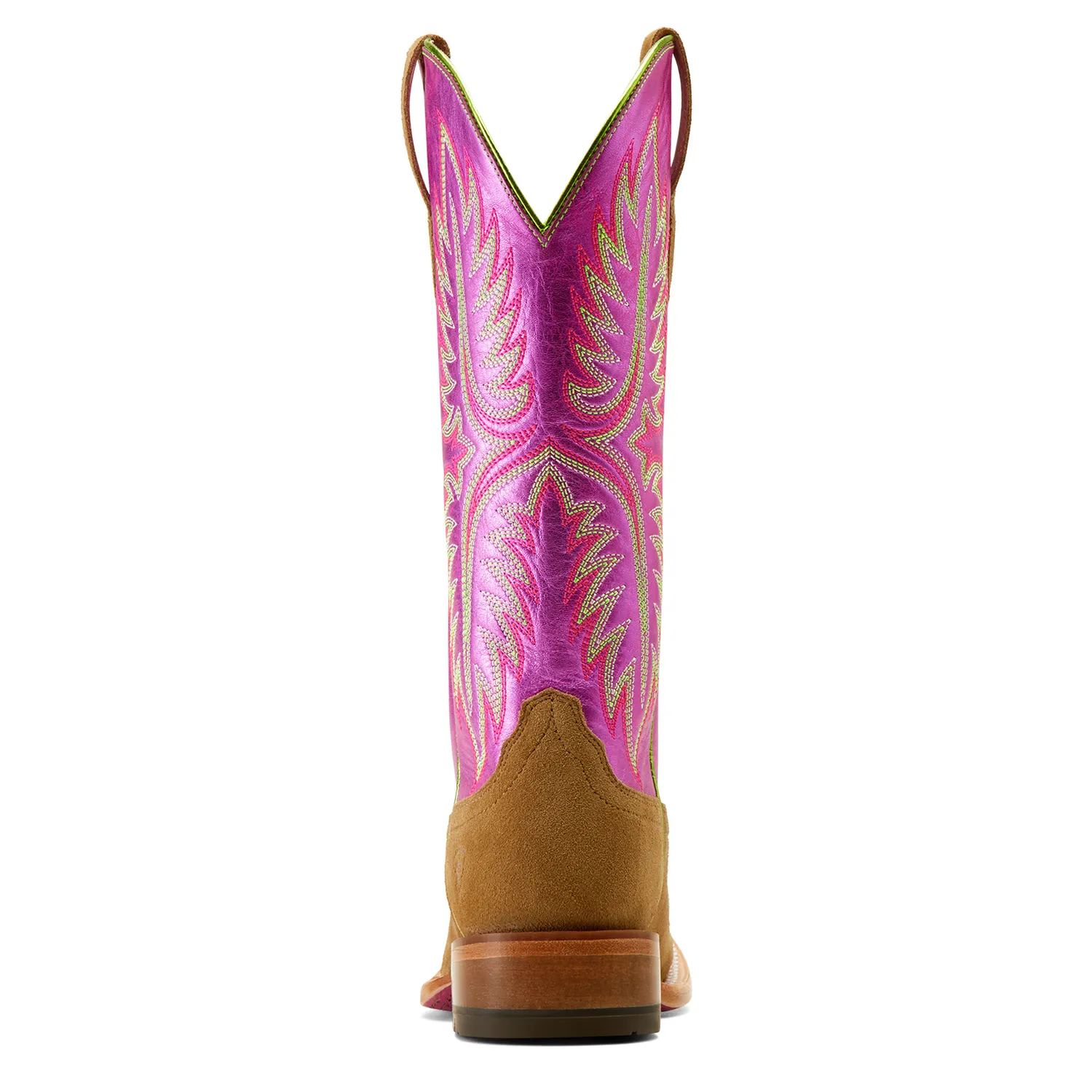 Ariat Women's Frontier Calamity Boot - Jane Dijon Roughout/Electric Raspberry