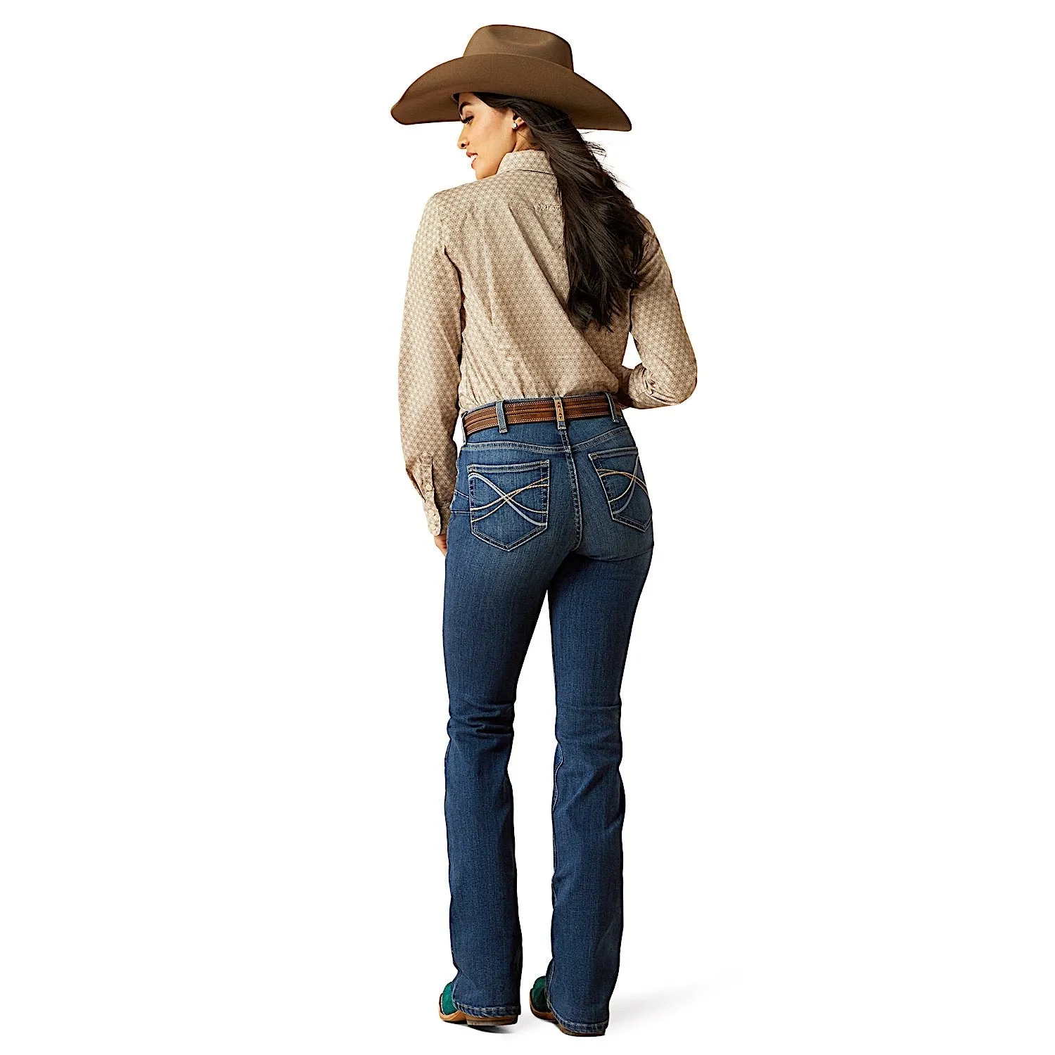 Ariat Women's High Rise Jessica Boot Cut Jean - Athena