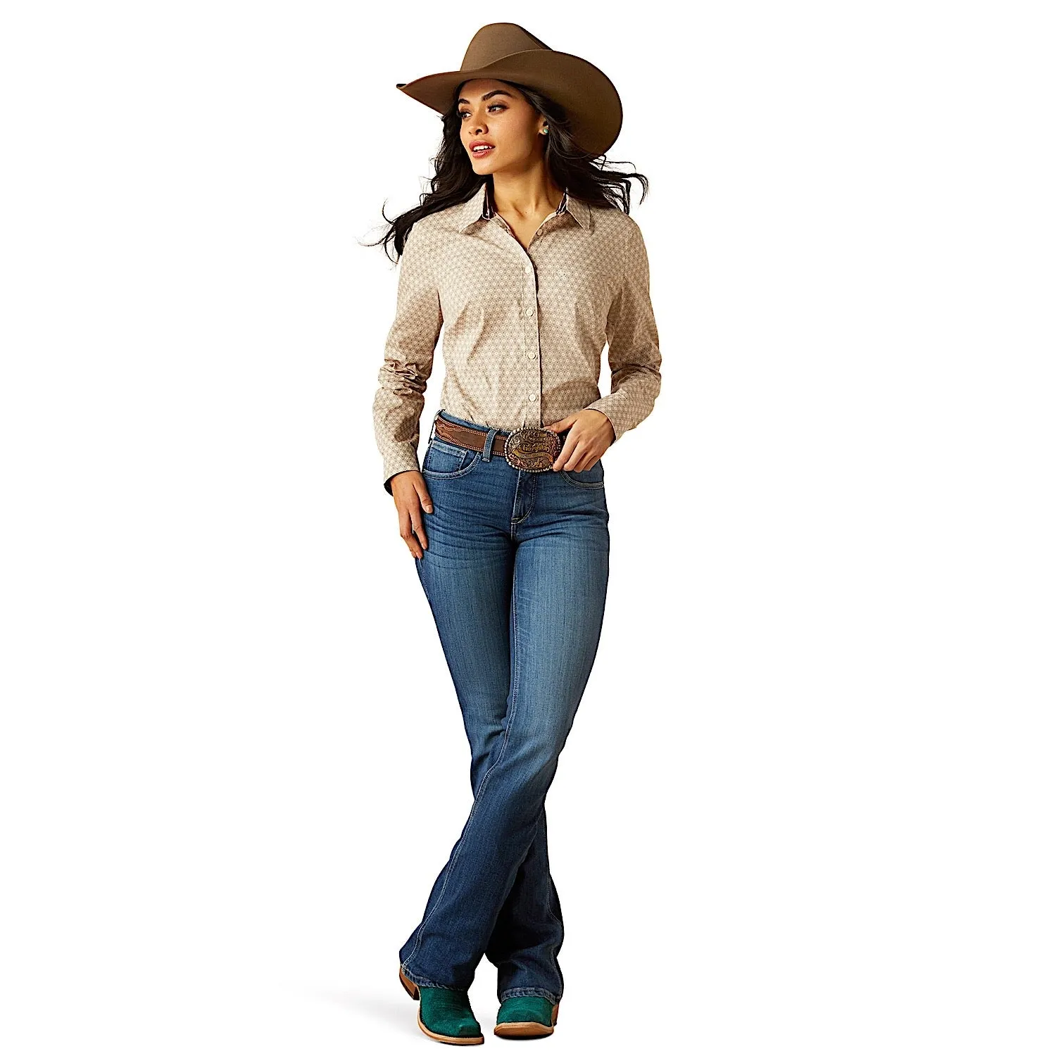 Ariat Women's High Rise Jessica Boot Cut Jean - Athena