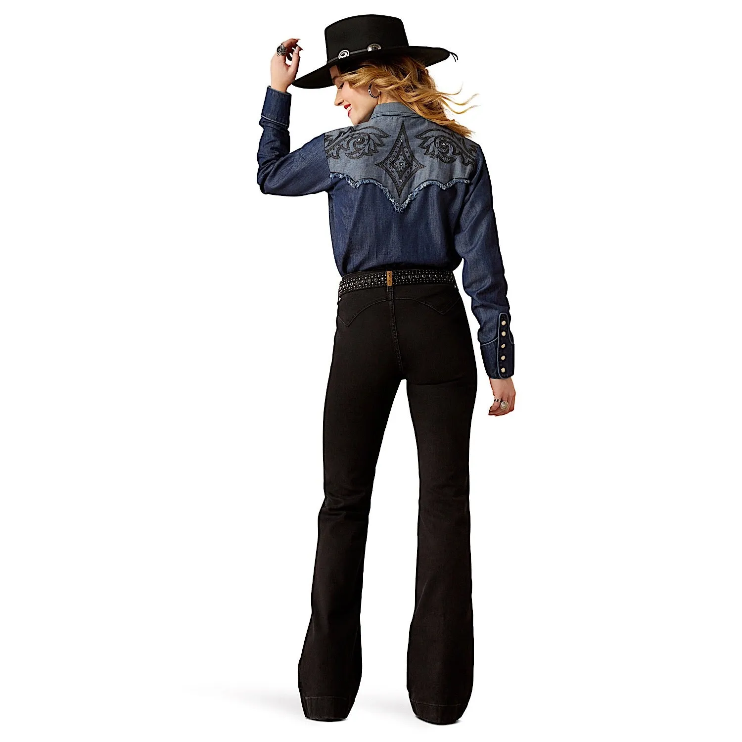 Ariat Women's High Rise Slim Trouser - Dixie Valencia