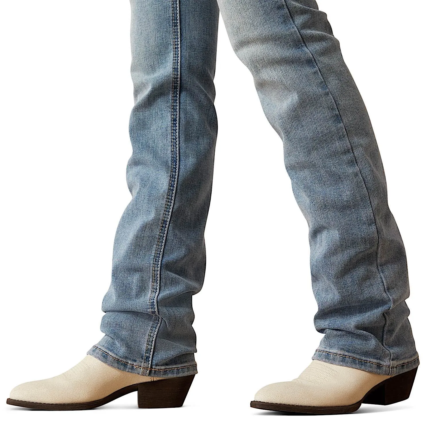 Ariat Women's Mid Rise Mallory Straight Leg Jean - Oklahoma