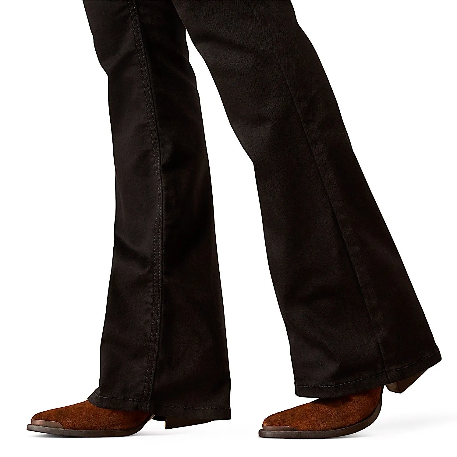 Ariat Women's Perfect Rise Boot Cut Jean - Ella Black