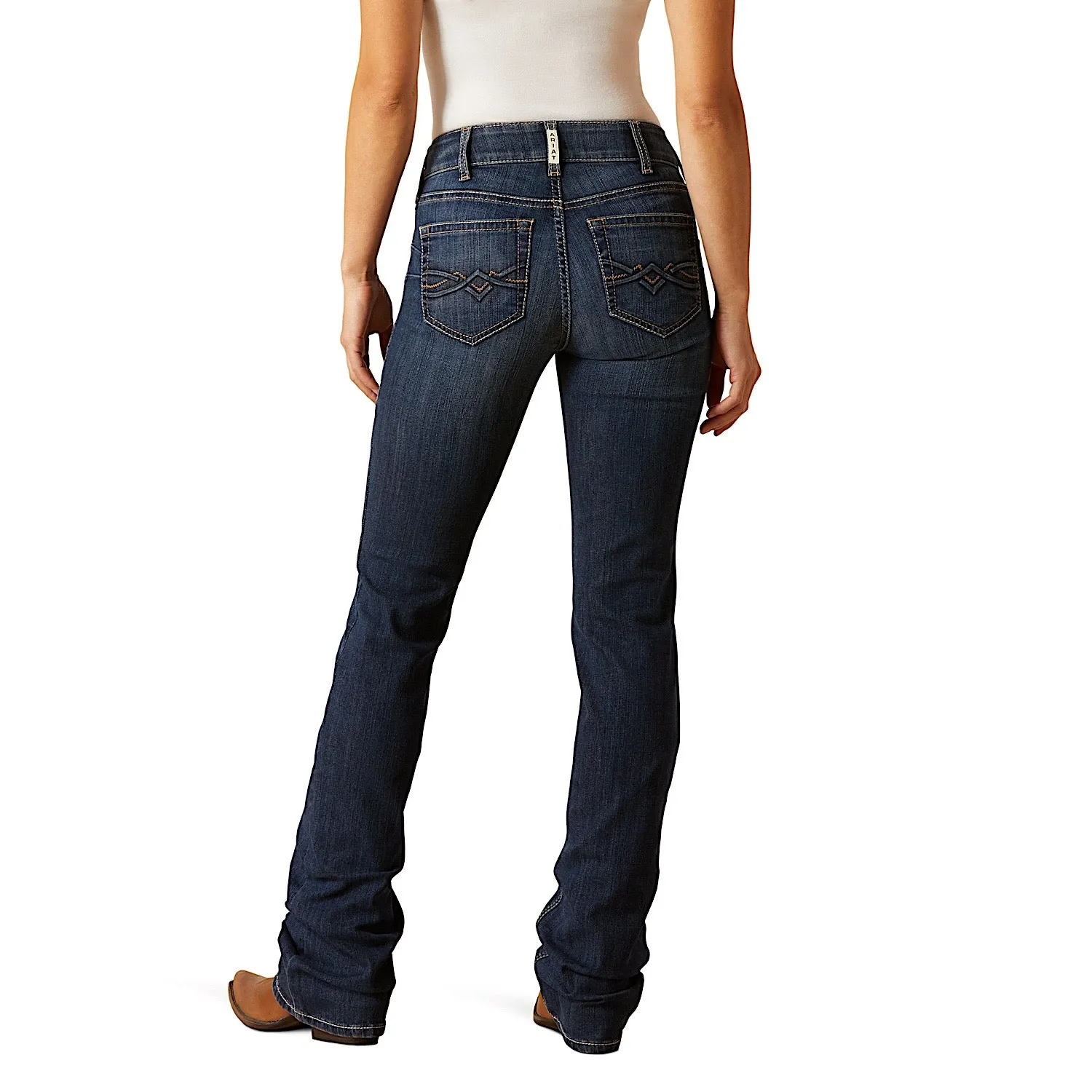 Ariat Women's Perfect Rise Desiree Boot Leg Jean - Midnight