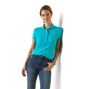 Ariat Womens Prix 2.0 S/S Polo Viridian Green