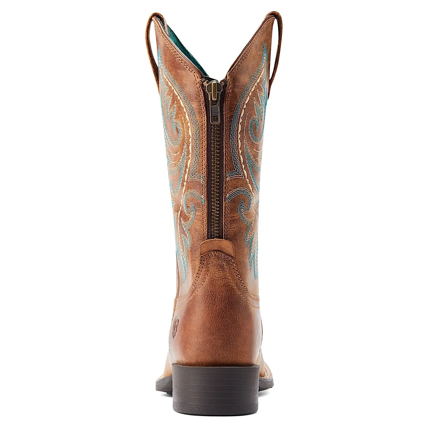 Ariat Women's Round Up Back Zip Western Boot Desert Sand