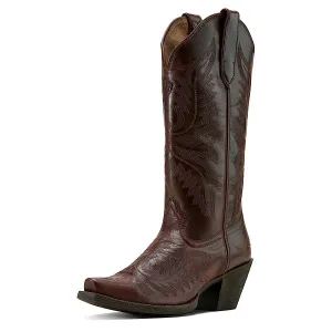 Ariat Women's Round Up Collins Western Boot - Mahogany