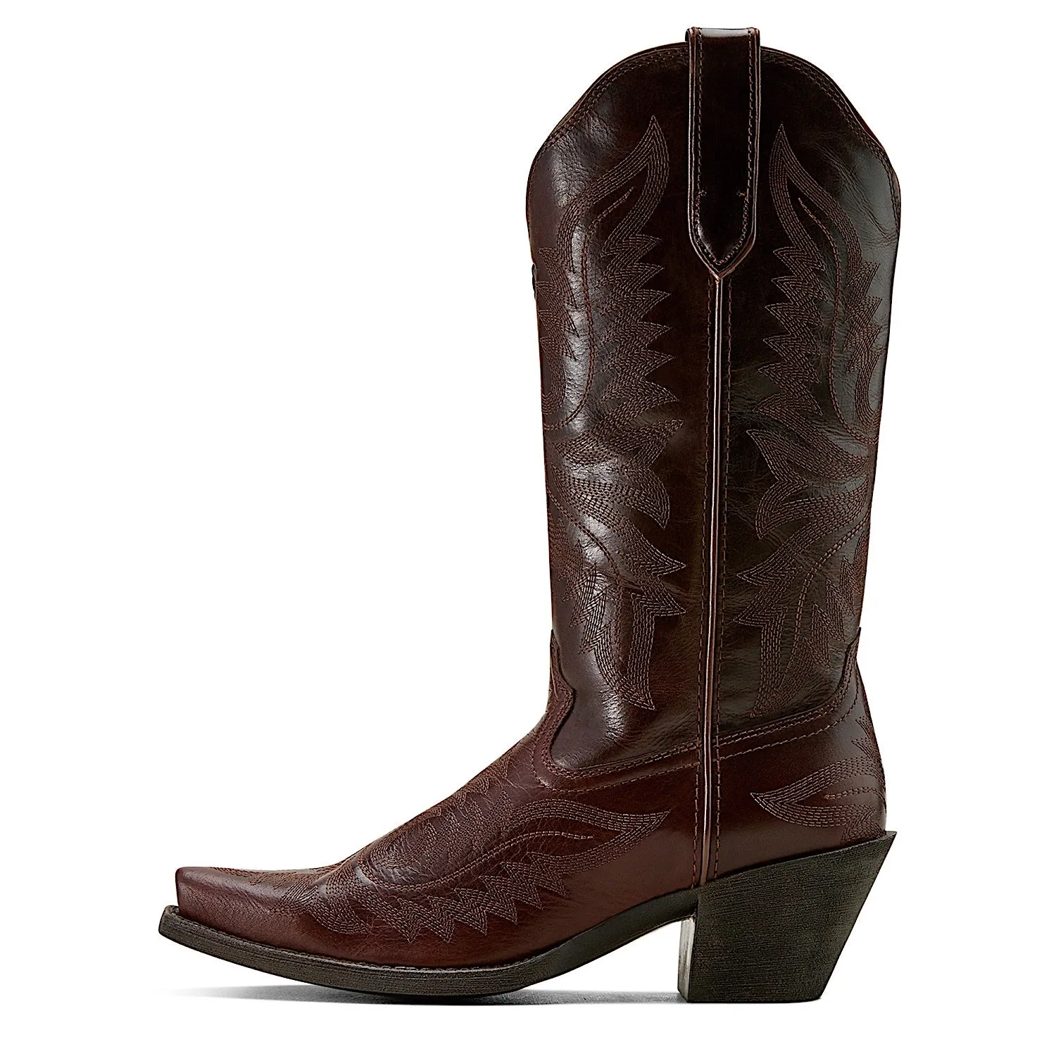 Ariat Women's Round Up Collins Western Boot - Mahogany