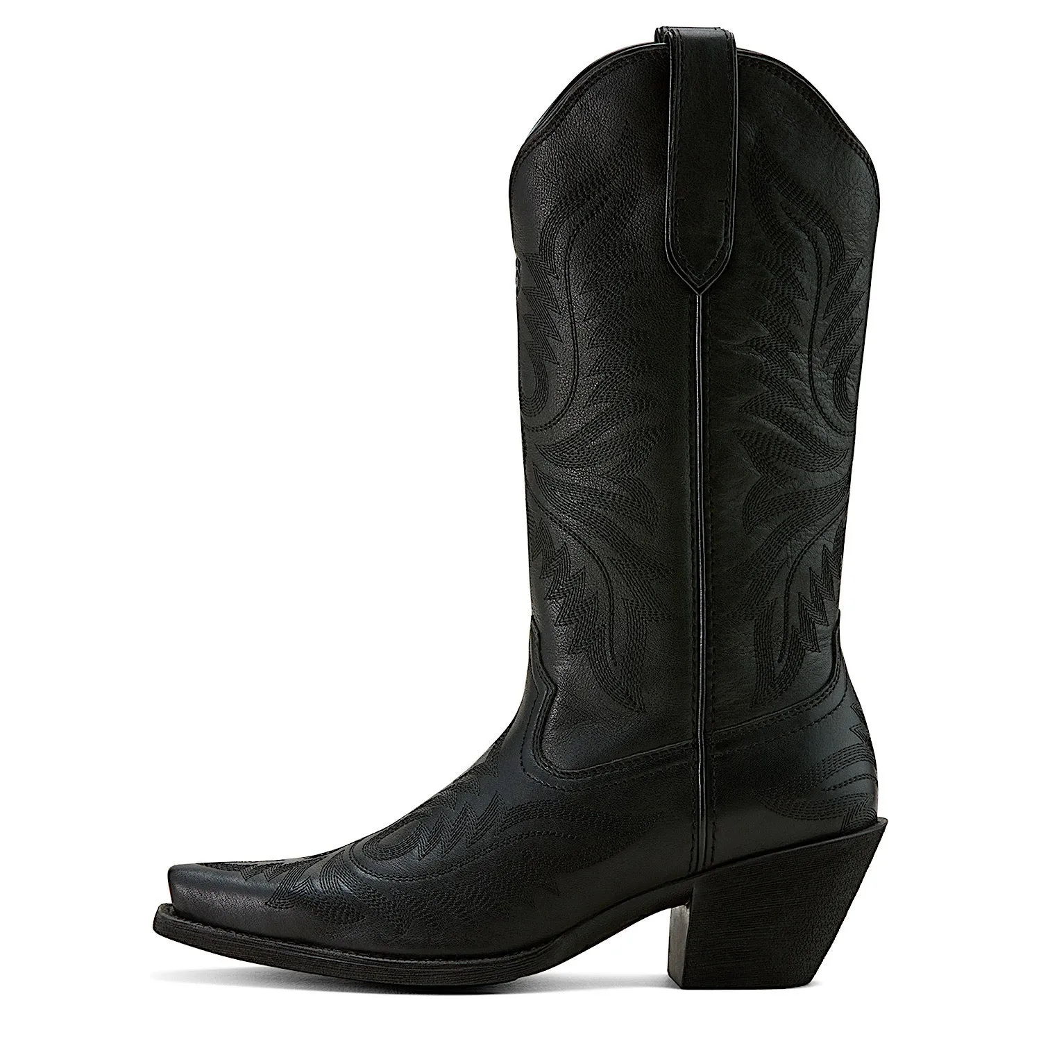 Ariat Women's Round Up Collins Western Boot - Supple Black
