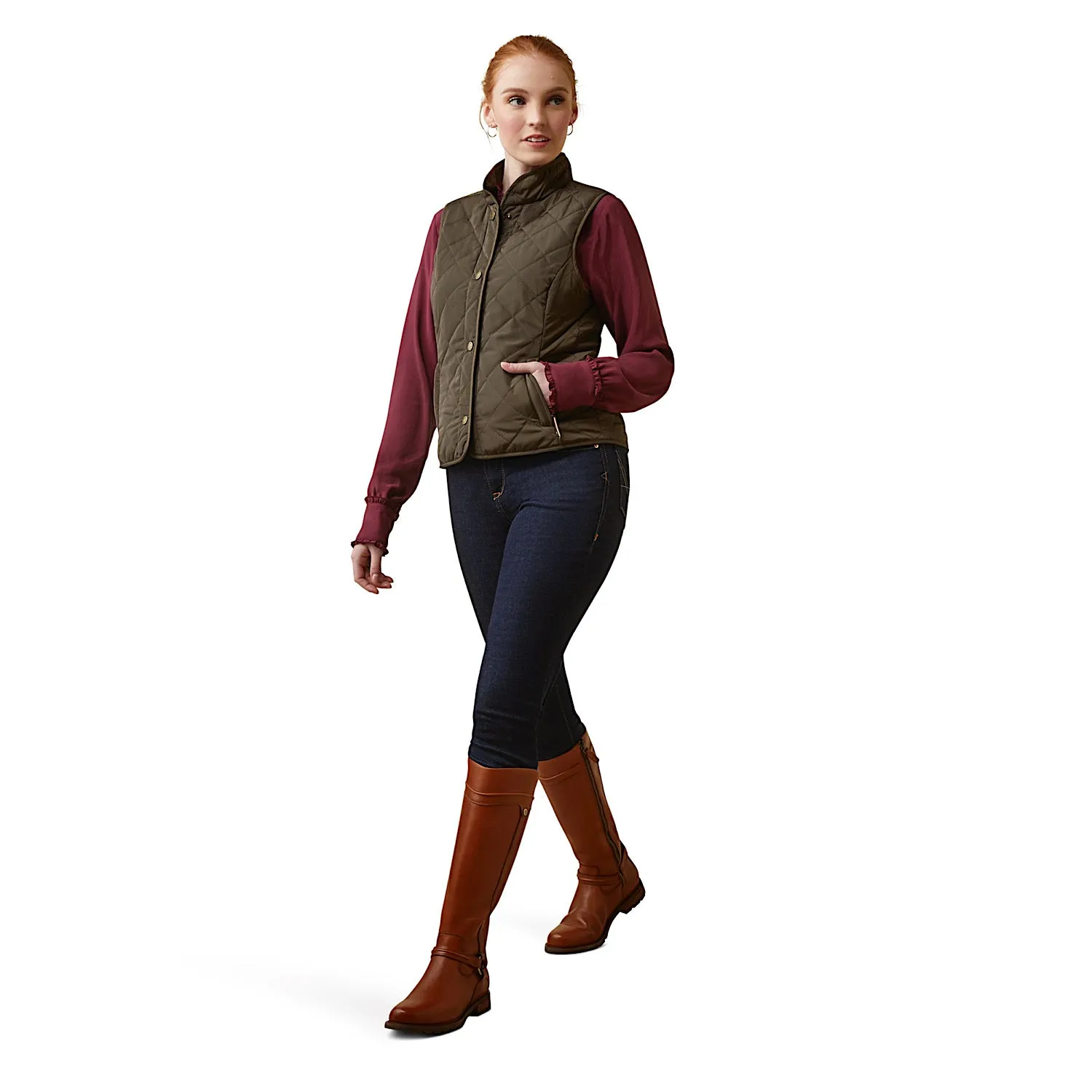 Ariat Women's Woodside Vest - Earth