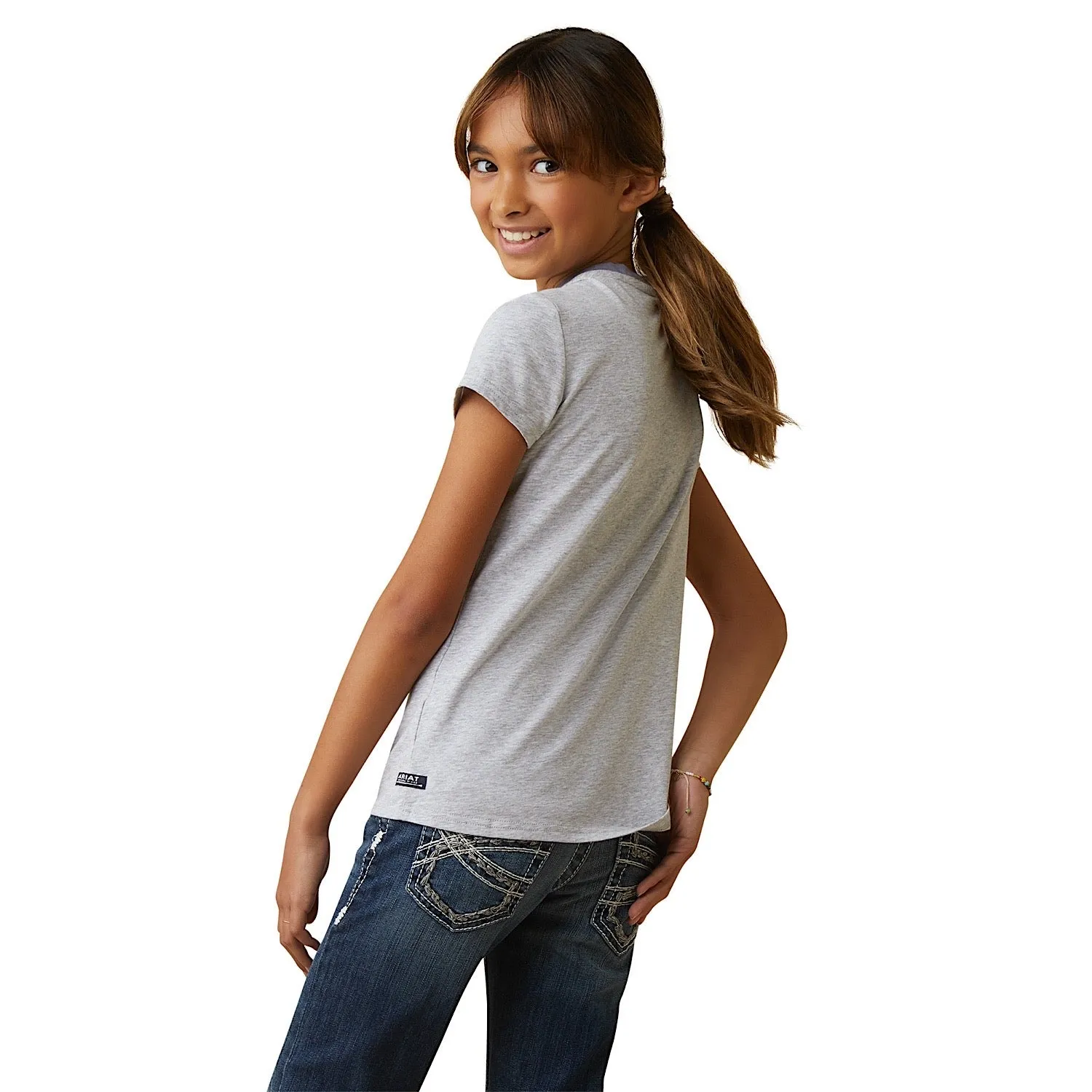 Ariat Youth Imagine SS T-Shirt Heather Grey