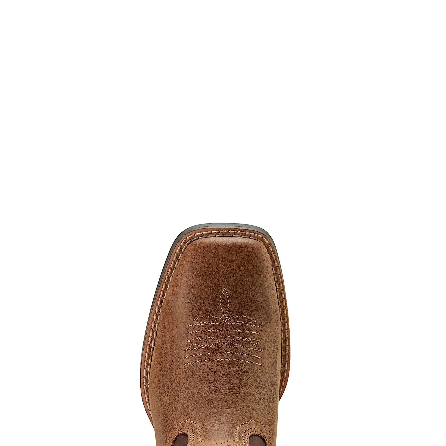 Ariat Youth Ruidoso Western Boot - Pearl/Chocolate Brown