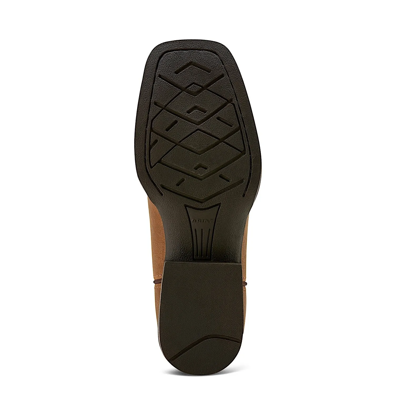 Ariat Youth Ruidoso Western Boot - Pearl/Chocolate Brown