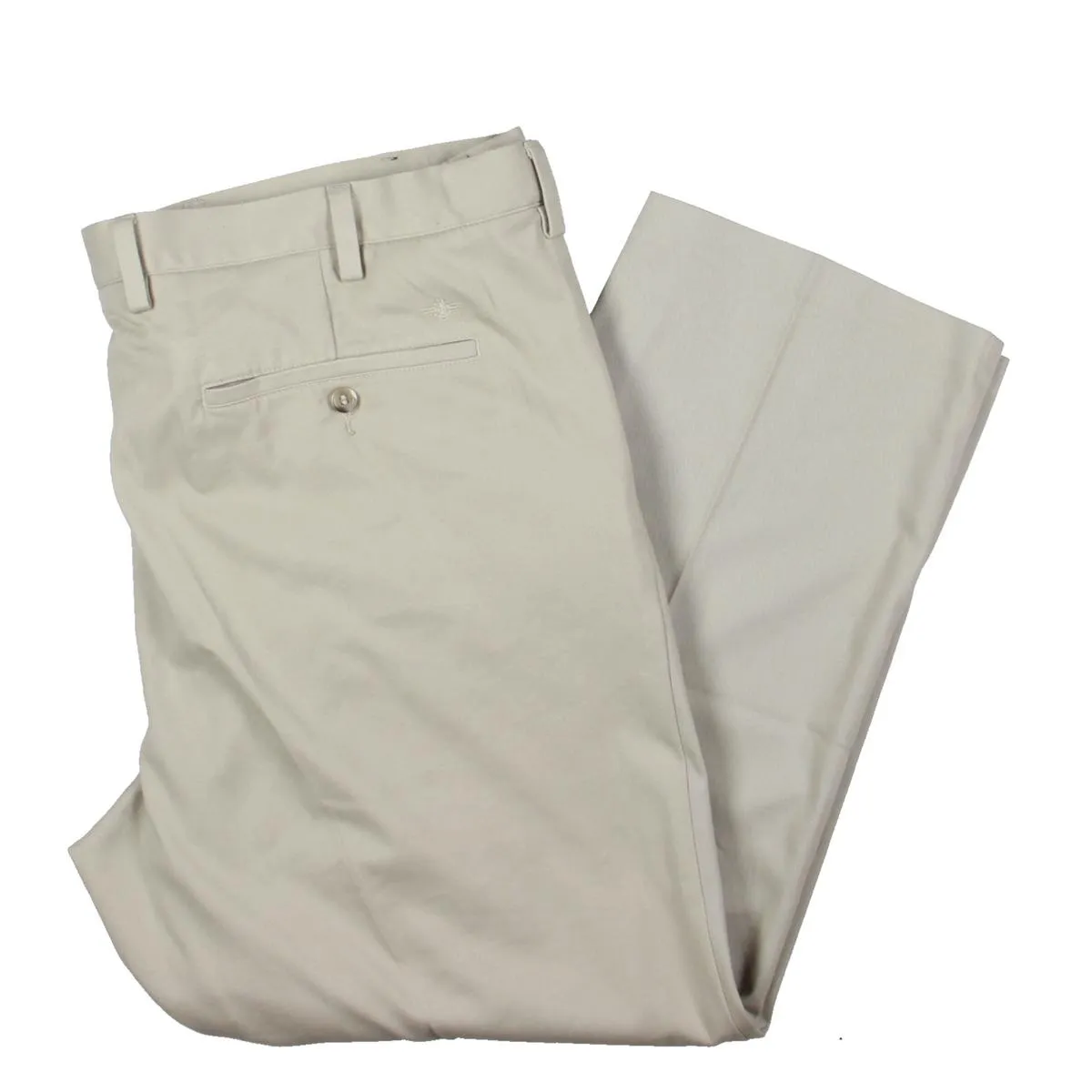 Big & Tall Mens Pleated Classic Fit Khaki Pants