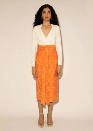 JASMINE COTTON WRAP SKIRT
